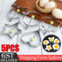 5X Fried Egg Mould Egg Rings Stainless Steel Metal Ring Pancake Frying Shape AUS
