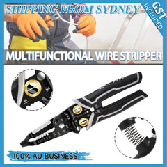 Multi-Function Wire Cutter Wire Crimper Cable Stripper Hand Tool Wiring Tools AU