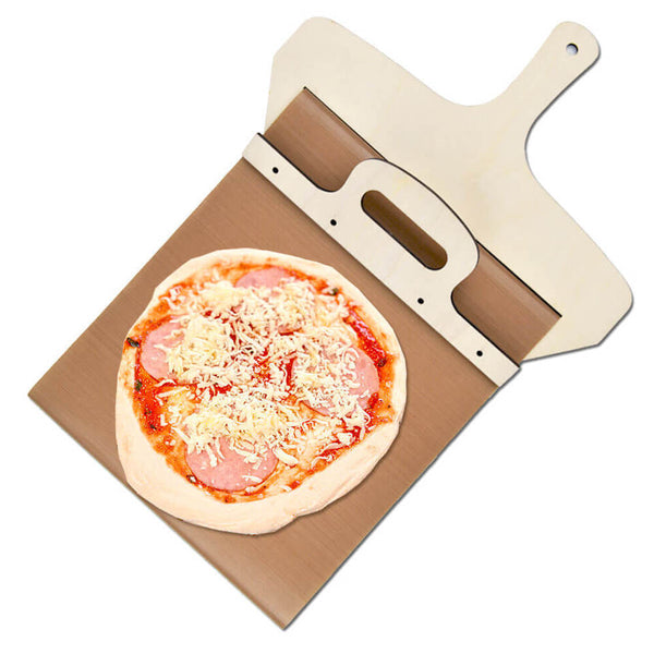 Sliding Pizza Shovel Bread Cake Pizza Peel Pizza Paddle with Handle 55 x 30