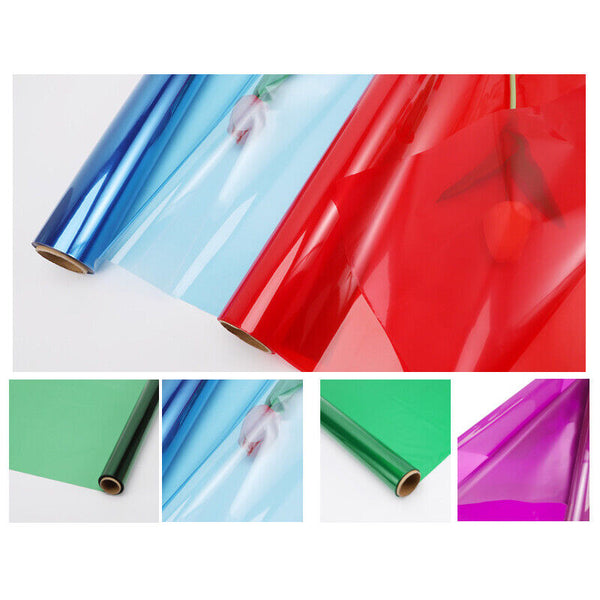 40×30M Cellophane Roll Film Plain Colourful Thick Florist Hamper Gift Wrap Craft