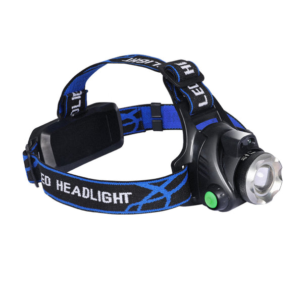 LED Outdoor Headlamp Camping Headlight Flashlight Head Torch Light Rechargeable - Lets Party