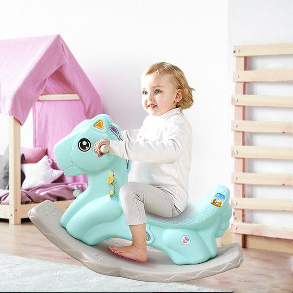 BoPeep Kids Rocking Horse Toddler Baby Horses Pony Ride On Toy Balance Rocker - Lets Party