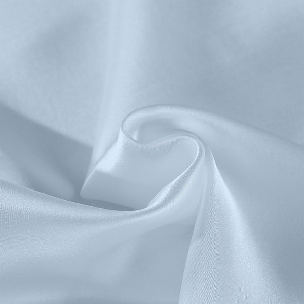 Pure Silk Pillow Case by Royal Comfort (Single Pack) - Soft Blue - Lets Party