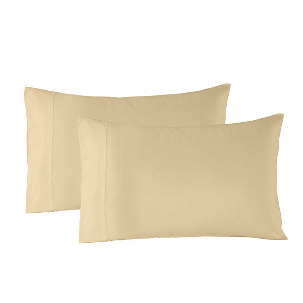 Royal Comfort Blended Bamboo Quilt Cover Sets - Oatmeal - King - Lets Party