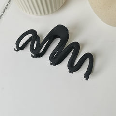 Wave Shark Clip Hair Clip Matte Shark Clip Ponytail Hairpin Crab Simple DIY AU