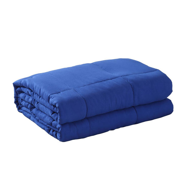 DreamZ Weighted Blanket Heavy Gravity Deep Relax 7KG Adult Double Navy - Lets Party