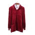 DreamZ Plush Fleece Sherpa Hoodie Sweatshirt Huggle Blanket Pajamas Burgundy - Lets Party