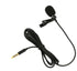 Clip-on Lapel Mini Lavalier Mic Microphone 3.5mm For Mobile Phone PC Recording - Lets Party