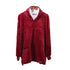 2 Pcs DreamZ Plush Fleece Sherpa Hoodie Sweatshirt Huggle Blanket Pajamas Red - Lets Party
