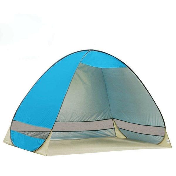 Pop Up Beach Tent Canopy UV Camping Fishing Mesh Sun Shade Shelter 4 Persons - Lets Party