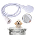 Single Tap Pets Shower Spray Hose Head Dog Bath Tub Washing Holder Attachment - Lets Party
