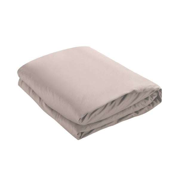 DreamZ 198x122cm Cotton Anti Anxiety Weighted Blanket Cover Protector Beige - Lets Party