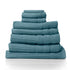Royal Comfort Eden Egyptian Cotton 600 GSM 8 Piece Towel Pack Turquoise - Lets Party