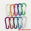 Metal Alloy Snap Hook Carabiner D-Ring Key Chain Clip Clasp Keychain Hiking Camp