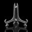 UP50x Clear Plate Stand Display Easel Photo Picture Bowl Dish Holder Frame Clear