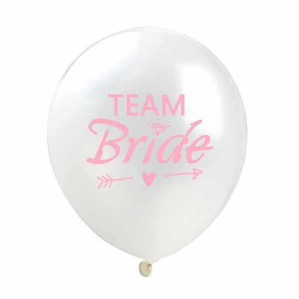 Team Bride Foil Latex Retro Balloons Hens Night Bachelorette Party Wedding Set - Lets Party