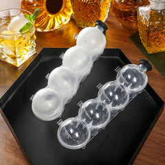 Large Ice Ball Maker Cube Tray Big Silicone Mold Sphere Whiskey Round Mould