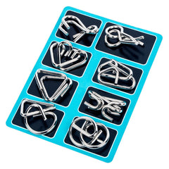 Metal Puzzle – IQ Brain Teaser Wire Disentanglement Set