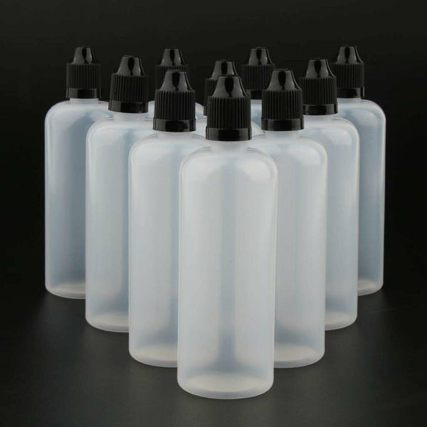 50Pcs Empty Plastic Squeezable Dropper Bottles Liquid Eye Drops Oil Containers