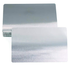 Metal Marking Blank Business ID Cards Name Cards Aluminum Alloy