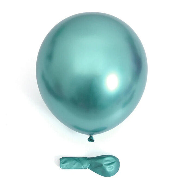 12inch/30cm Metallic Birthday Balloons Chrome Metal Balloons Party Wedding Decor