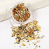 6 Colours Nail Art Sequins Mirror Glitter Powder Foil Flakes Paillette Decor AU