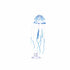 3X Fish Tank Fluorescent Glowing Beauty Artificial Simulated Jellyfish Ornament
