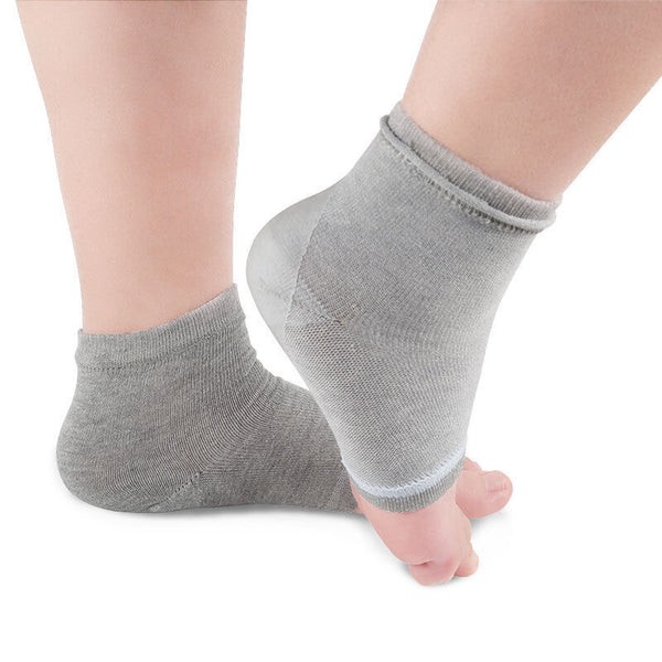 Silicone Gel Heel Socks Cracked Foot Skin Care Protector Sleeve Relief
