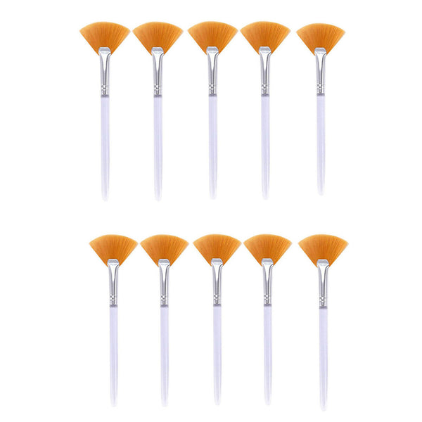 UP 20PCS Fan Brushes Facial Brushes Soft Makeup Brush Cosmetic Applicator Tools - Lets Party