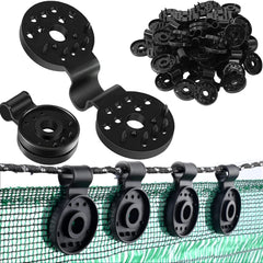 Shade Cloth Plastic Clips Round Plastic Black Clips for Sun Shade Kit