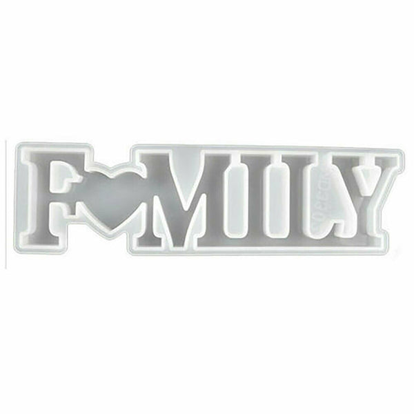 Large LOVE/HOME/FAMILY Letter Resin Casting Silicone Mold Making Epoxy Mould AU