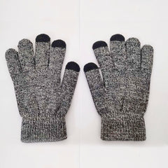 1/2pairs Women Men Warm Touch Screen Soft Wool Winter Gloves Warmer Mobile Phone