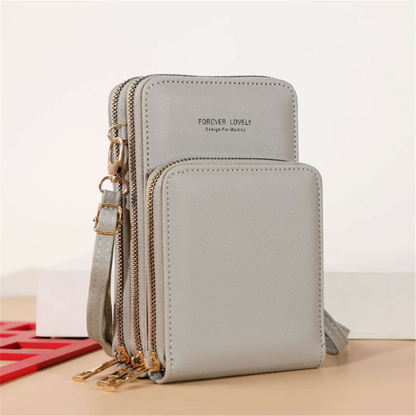 Women Crossbody phone Purse Touch Screen Bag RFID Blocking Wallet Shoulder Strap