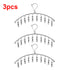 3/6x10Pegs Stainless Steel Laundry Sock Underwear Clothes Dryer Rack Hanger Clip - Lets Party