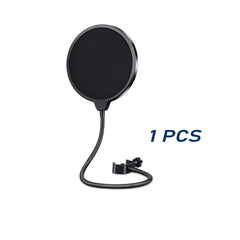 1-3X Double Layer Recording Studio Microphone Wind Screen Mic Filter Mask Shield