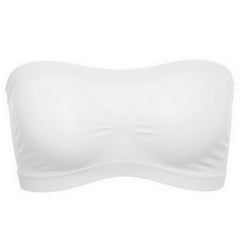 Women's Strapless Seamless Crop Top Vest Breathable Sports Bra Tube Lady Bandeau