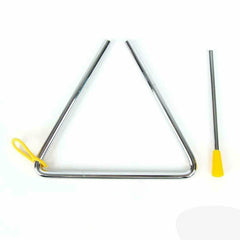 Musical Triangle Rod With Alloy Toy Percussion Kids Instrument Bell Striker AU