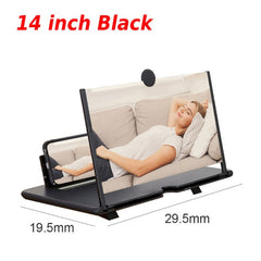Mobile Phone Screen Magnifier Amplifier HD 3D Folding portable gift 10"12"14"16"