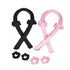2/4Sets Heatless Curling Rod Headband Curling Ribbon Hair Rollers Lazy Curler AU