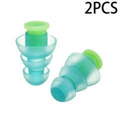 Pair Silicone Ear plugs 25db Earplugs Sleeping Shooting Reusable Noise Reduction