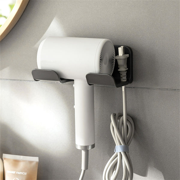 Hair Dryer Wall Mount Bracket Stand Storage Rack For Holder Hair Dryer BLACK AU