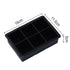 6/8/15 Grids Silicone Ice Cube Tray Large Mould Mold Giant Maker Square Black