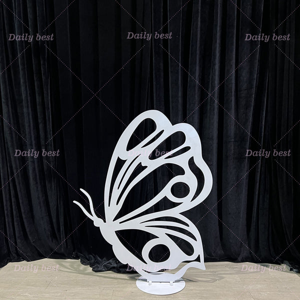 120cm Metal Butterfly Backdrop Stands Heavy Duty Party Props Decoration Wedding
