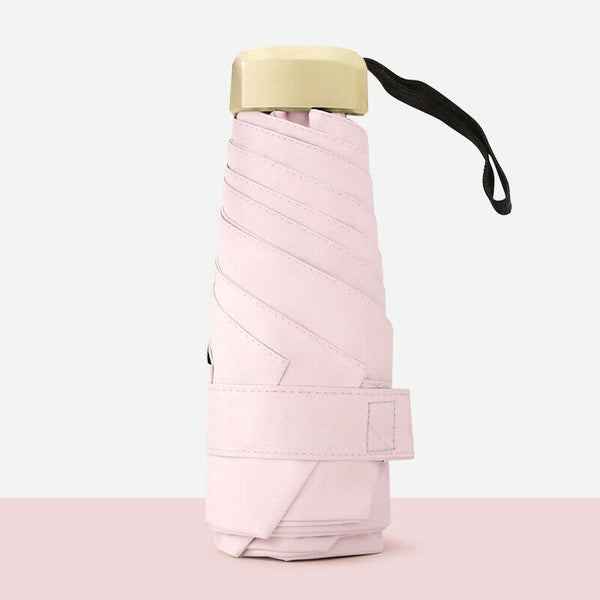 Mini Pocket Umbrella Travel Super Windproof Compact Folding Sun Anti-UV Rain AU