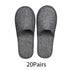 UP 100Pairs Unisex Grey Disposable Slipper SPA Non-Slip Slippers Hotel Household