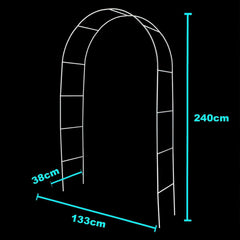 Garden Arch – Heavy Metal Arbour for Climbing Plants & Roses