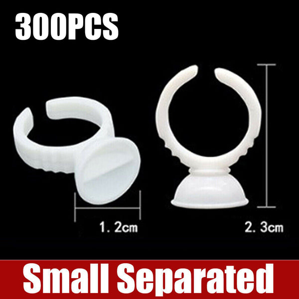 100-400X Holder Glue Ring Pallet Stand Eyelash Extension Tatto Pigment Disposabl