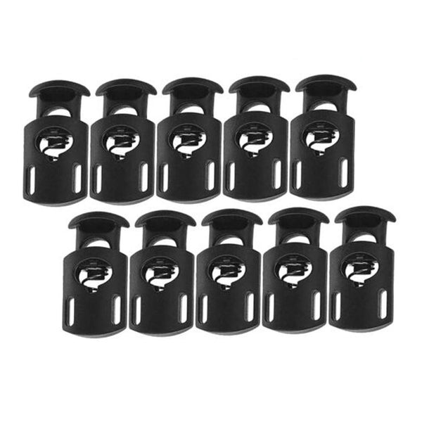 Elastic Adjusting Toggle Spring Buckle Rope Cord Lock Up End Stopper 6MM