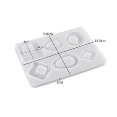 Silicone Earring Pendant Jewelry Making Mold Resin Casting Mould Craft DIY Tool
