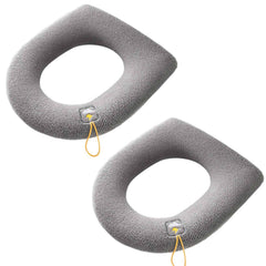 Toilet Seat Cover – 2pc Warm Washable Winter Cushion Pad